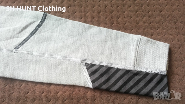 HELLY HANSEN 75106 Grey Lifa Base Layer 57% Merino Wool размер S работна термо блуза W4-550, снимка 11 - Блузи - 52025502