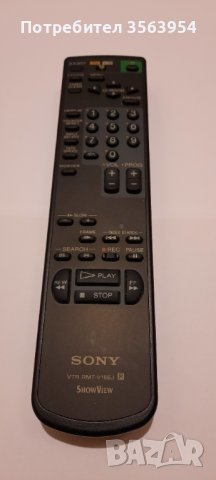 SONY VTR RMT-V166J SHOW VIEW дистанционно