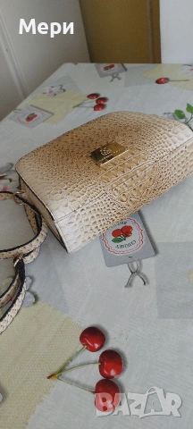 Дамска чанта от крокодилска кожа, снимка 7 - Чанти - 53571324