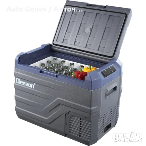 Olesson 35L Портативен хладилник с фризер 12V 24V 220V Хладилна кутия, снимка 3 - Аксесоари и консумативи - 49755967