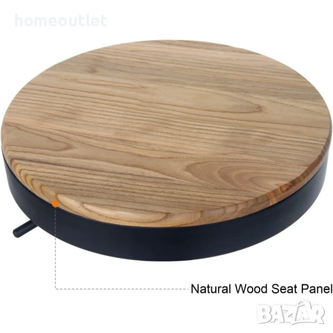 Комплект бар столове – EUYY102-ALL-1911BK – 2бр., снимка 6 - Столове - 51106218