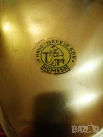 Статуетка, месинг, ГДР. , снимка 5 - Колекции - 28033718