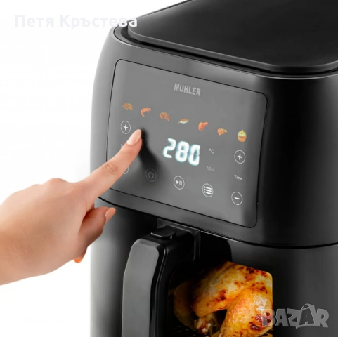 Фритюрник с горещ въздух MFX-815, 1700W, 8L, LED, снимка 5 - Фритюрници - 52345735