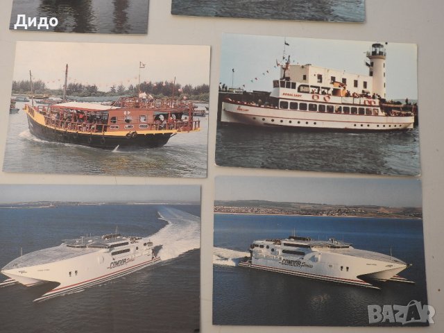 Лот 9 картички кораби платноходки фериботи, снимка 3 - Филателия - 38457395