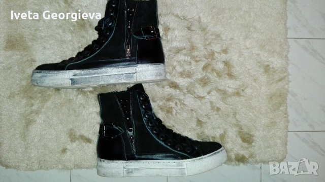 Дамски кецове естествен велур , снимка 5 - Кецове - 43502155