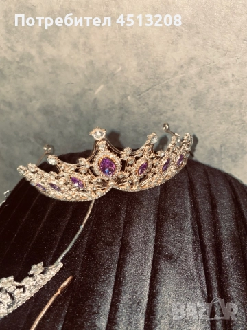 Булчинска тиара, снимка 8 - Сватбени аксесоари - 52578903