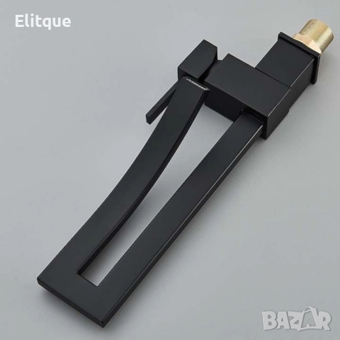 Смесител за мивка  модел водопад, матов, черен, снимка 8 - Други стоки за дома - 52854031