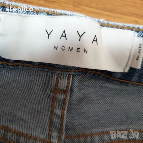 Накъсани дънки YAYA WOMEN размер 34, снимка 13 - Дънки - 32595266