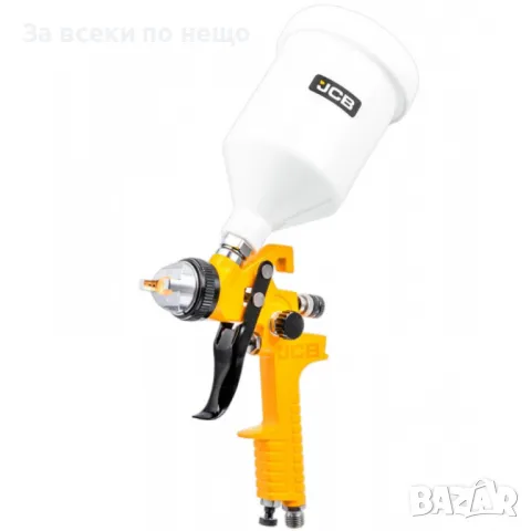 Бояджийски пистолет 1,4 мм с горно казанче JCB, снимка 2 - Други инструменти - 50338930