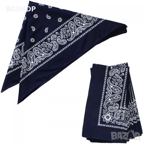 Бандана - Хип Хоп шал - Тъмно син , снимка 3 - Шалове - 28420395