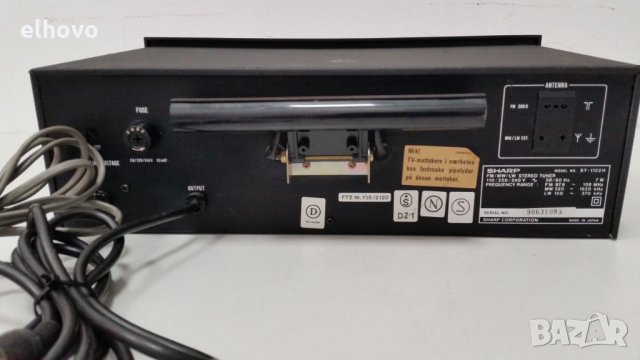 Стерео тунер Sharp ST-1122H, снимка 5 - Ресийвъри, усилватели, смесителни пултове - 27513972