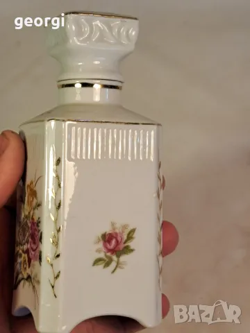 порцеланова бутилка с цветя 25/3, снимка 5 - Декорация за дома - 50090380