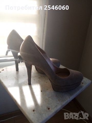 Италиански елегантни обувки Gianni Marra с панделка, снимка 4 - Дамски елегантни обувки - 27795357