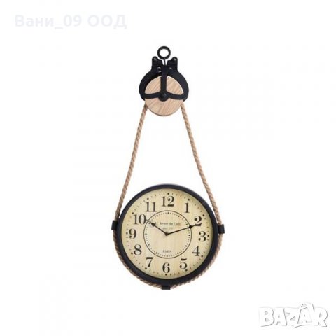 Стенен часовник-дърво и метал в Стенни часовници в гр. Бургас - ID32659153  — Bazar.bg