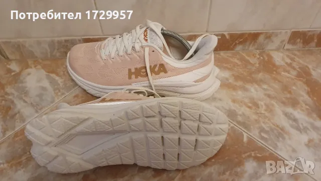HOKA  Mach Shoes 4 in Sun Kiss/Bright White Номер-39 1/3, снимка 12 - Маратонки - 47676334