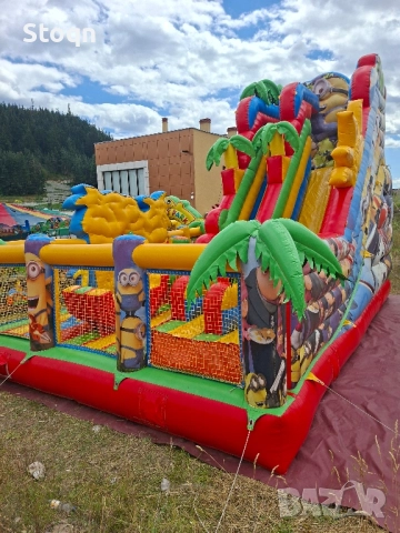 Надуваем замък Миньоните , снимка 5 - Друго търговско оборудване - 51627052