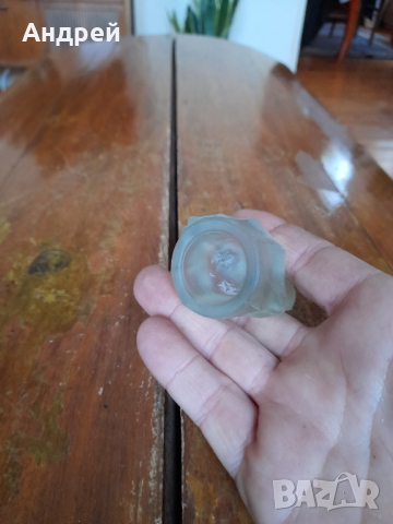 Стара стъклена запушалка,тапа #7, снимка 4 - Други ценни предмети - 44844325