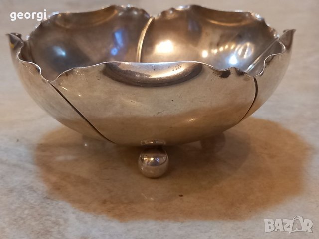 Сребърна купа , снимка 2 - Антикварни и старинни предмети - 37206702