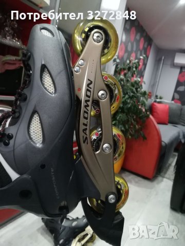 Ролери SALOMON - N:43 1/3, снимка 15 - Ролери, кънки - 38824078
