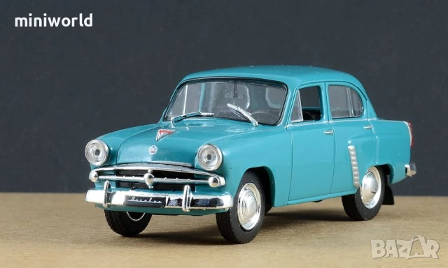 Москвич 402 1956 - мащаб 1:43 на DeAgostini моделът е нов в блистер, снимка 1