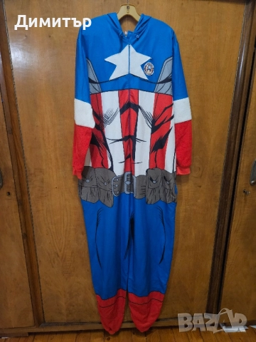 костюм Marvel Comics Captain America Halloween Хелоуин costume x-men dc comics