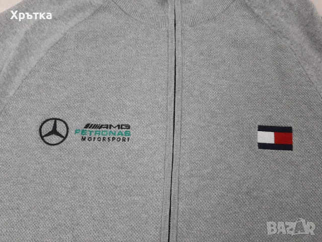 Tommy Hilfiger x Mercedes AMG - Оригинална мъжка жилетка с цип р-р S-M, снимка 8 - Пуловери - 48827561