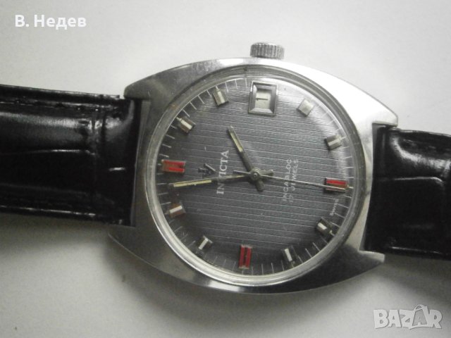 INVICTA, incabloc, 17 jewels, swiss made, TOP!, снимка 4 - Мъжки - 44000102
