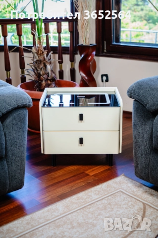 Смарт Шкаф LINEA - безжично зареждане, Bluetooth стерео тонколона 20W, USB-A & USB-C, LED, снимка 2 - Шкафове - 52482696