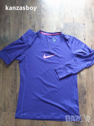 Nike - страхотна дамска блуза КАТО НОВА, снимка 5 - Блузи с дълъг ръкав и пуловери - 32698582