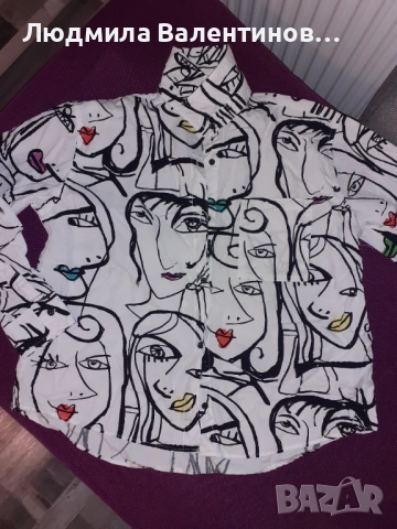 Дамска риза лица, снимка 3 - Ризи - 53028911