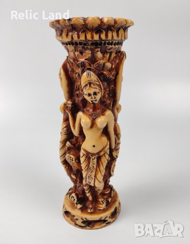 Стара масивна ваза, снимка 3 - Антикварни и старинни предмети - 43535855