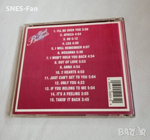 Toto - Best Ballads, снимка 3 - CD дискове - 52200624