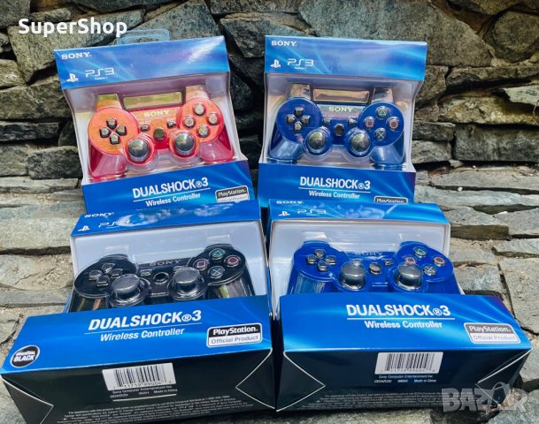 Безжичен оригинален Джойстик за Sony Playstation 3 PS3 Dualshock ps4, снимка 1 - Аксесоари - 33335416