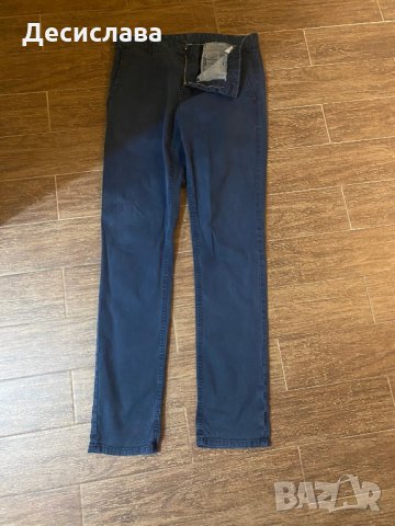 Тъмносини панталони Зара 40 номер