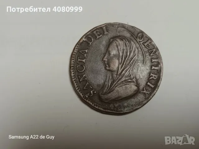 Папски държави - Перуджия 5 Байоки 1797, по рядък вариант, снимка 4 - Нумизматика и бонистика - 48481040