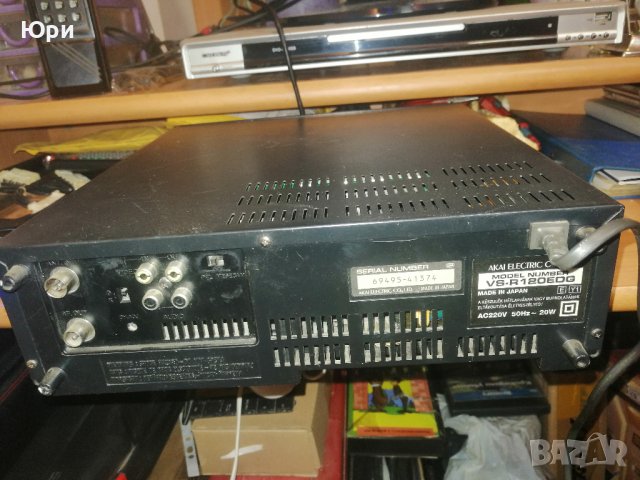 Продавам японски видеоплеър AKAI VHS VS-R120EDG, снимка 4 - Плейъри, домашно кино, прожектори - 43807189