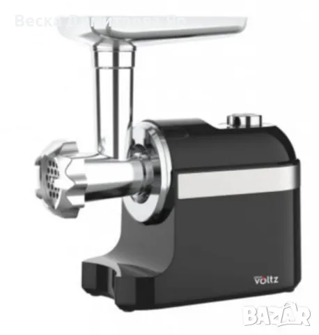 Месомелачка Voltz OV51991F, 1600W, приставка за домати, черен, зелен, снимка 2 - Месомелачки - 47640173
