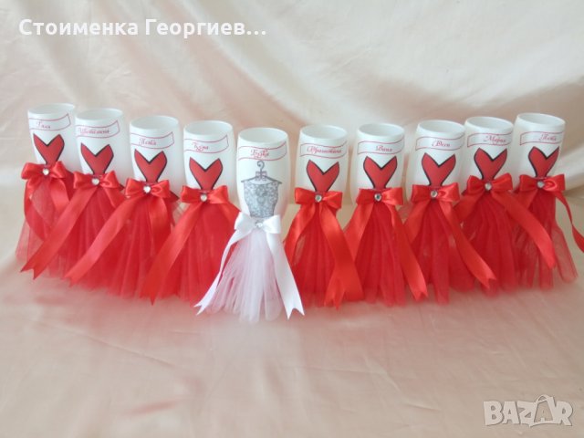 чаши за моминско парти с 3Д рокли , снимка 17 - Други услуги - 24170275