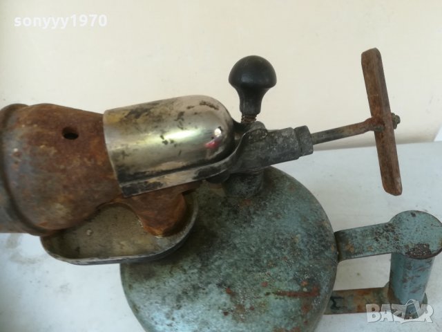 бензинова лампа-синя/сива 0204211634, снимка 11 - Колекции - 32399280