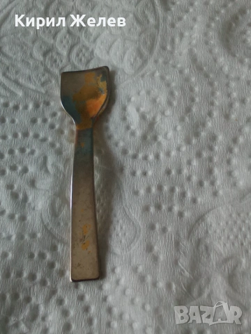 Лъжица за сладко или масло малка 53814, снимка 2 - Антикварни и старинни предмети - 53485119