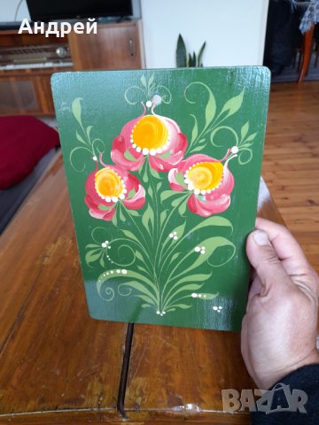 Стара декоративна дъска, снимка 2 - Други ценни предмети - 33080352