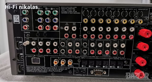 7.1 домашно кино стерео усилвател ресийвър YAMAHA RX-V1700, снимка 11 - Ресийвъри, усилватели, смесителни пултове - 43142100