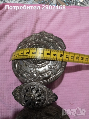 Пафти сребърни Карловски пафти. , снимка 12 - Антикварни и старинни предмети - 52332089