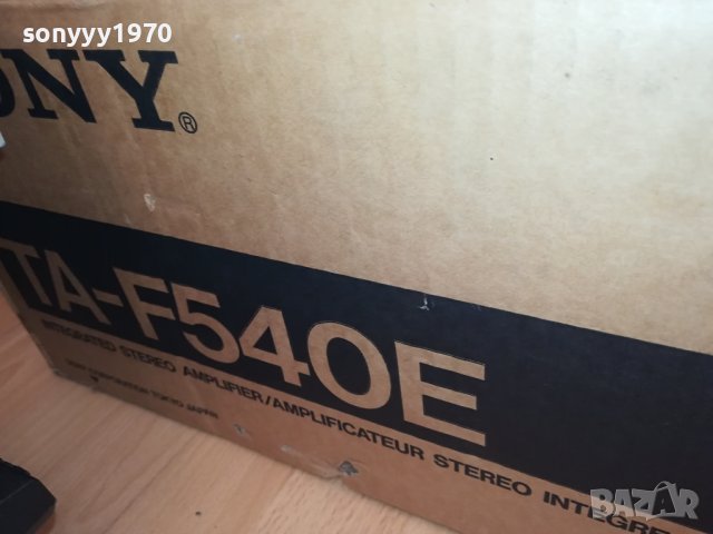 SONY TA-F540E ESPRIT-AMPLIFIER MADE IN JAPAN-ВНОС ENGLAND 1101241426, снимка 8 - Ресийвъри, усилватели, смесителни пултове - 43760508