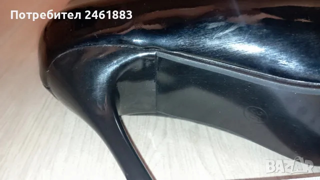 Дамски официални обувки черни №35, с висок ток, снимка 8 - Дамски обувки на ток - 47549666