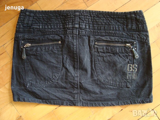 Къси дънкови оригинални поли G-star 27-28 номер, снимка 3 - Поли - 32803063