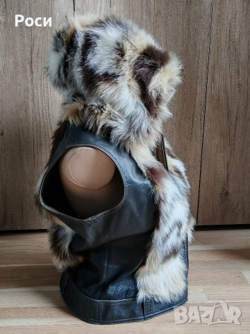 Кожен двулицев елек М +ботуши STRADIVARIUS 39н, снимка 6 - Елеци - 52824491