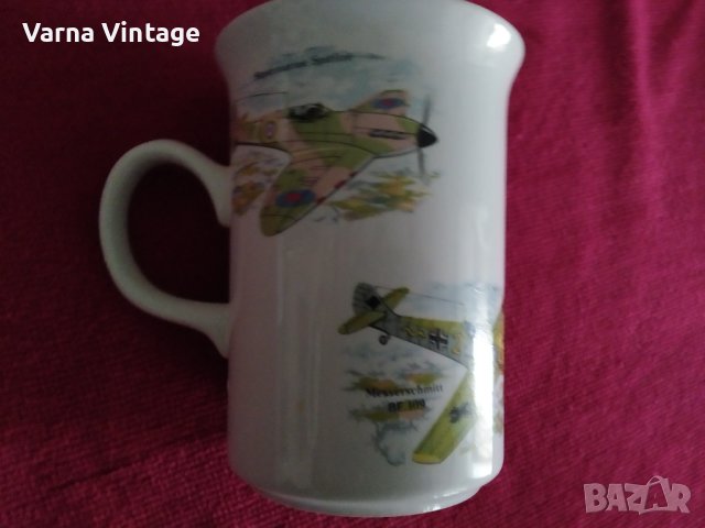 Колекционерска чаша 50 години от битката за Британия 1940-1990. Англия. маркирана., снимка 5 - Колекции - 43153818