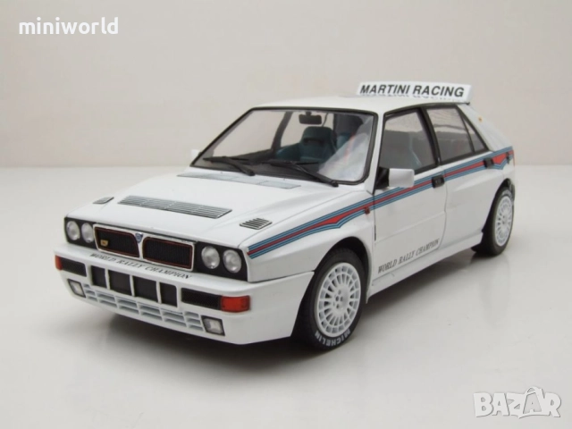 Lancia Delta HF Integrale Evo 1 Martini 6 1992 - мащаб 1:18 на Solido моделът е нов в кутия
