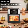 Фурна еър фрайър Sokany 12L 1800W, снимка 7